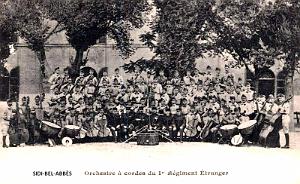 SIDI-BEL-ABBES - LEGION - ORCHESTRE A CORDES DU 1ER REGIMENT  ETRANGER